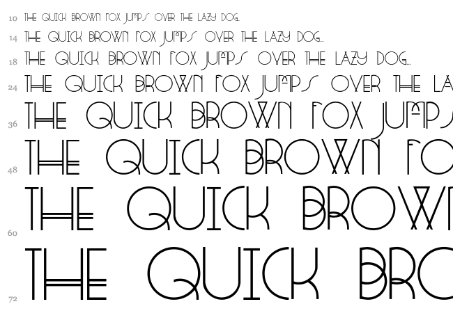 Strange Rituals font waterfall